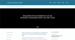 Desktop Screenshot of internegeneeskunde-mdlwza.nl